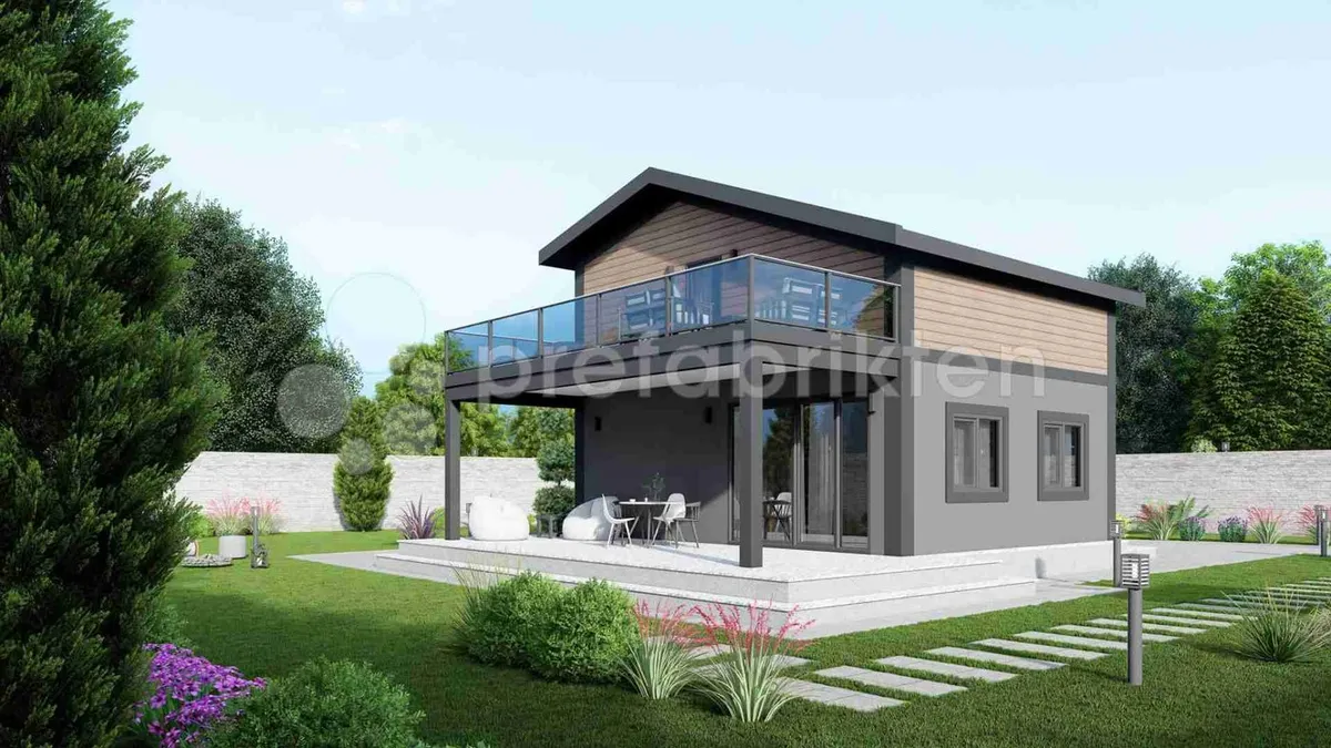 130 m² Duplex Steel Home — 1