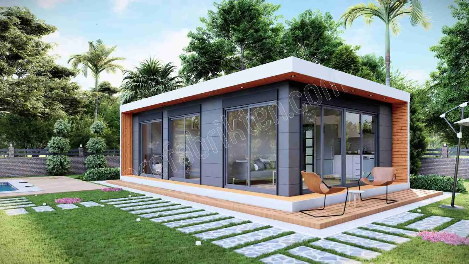 منزل Modern المعياري 2+1 — 54 م²