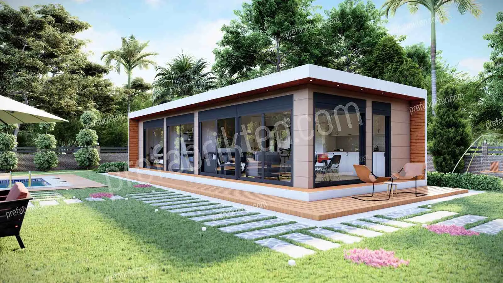منزل Modern المعياري 2+1 — 80 م²